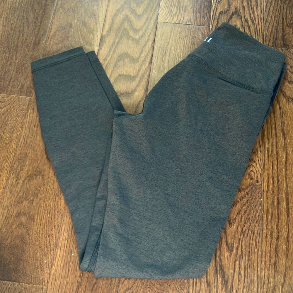 No Bull leggings, size S, never worn, blackish, green undertone, 25”